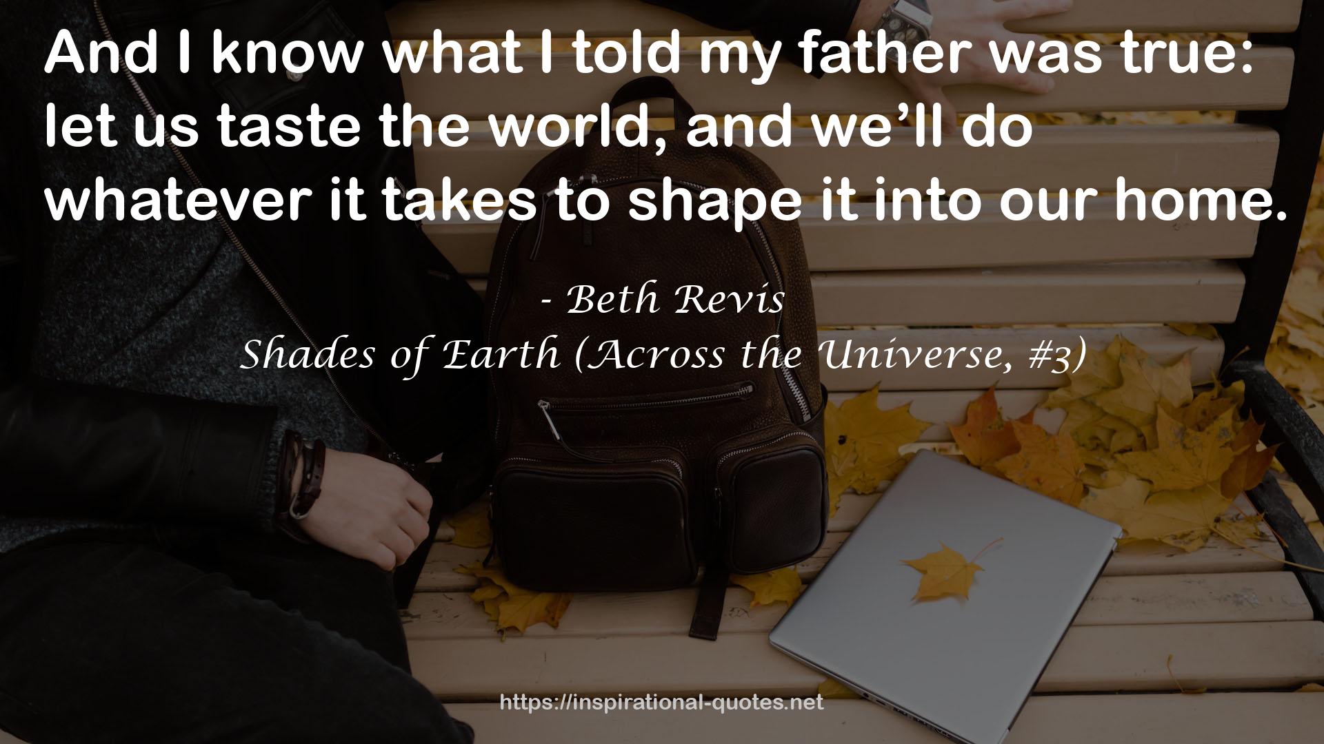 Shades of Earth (Across the Universe, #3) QUOTES
