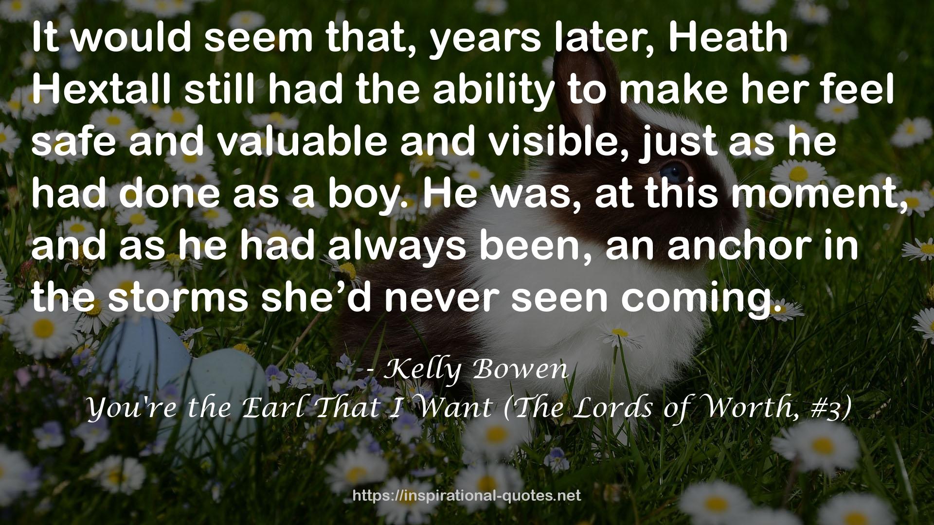 You're the Earl That I Want (The Lords of Worth, #3) QUOTES