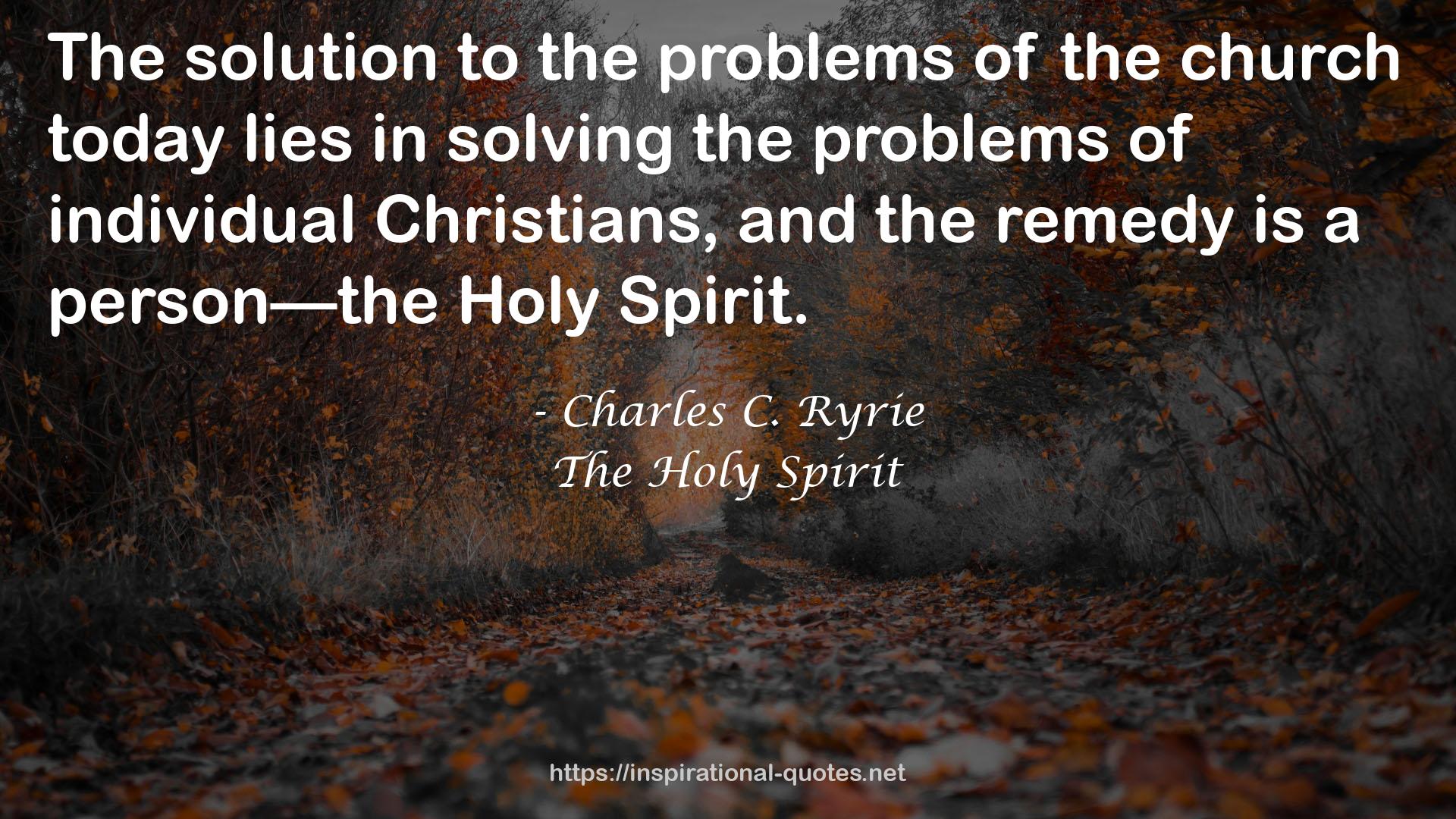 The Holy Spirit QUOTES