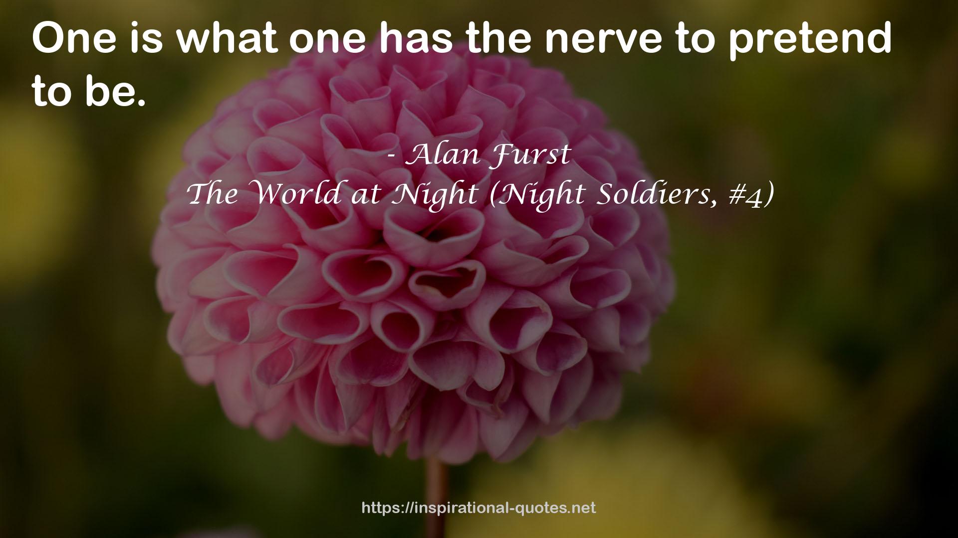 The World at Night (Night Soldiers, #4) QUOTES