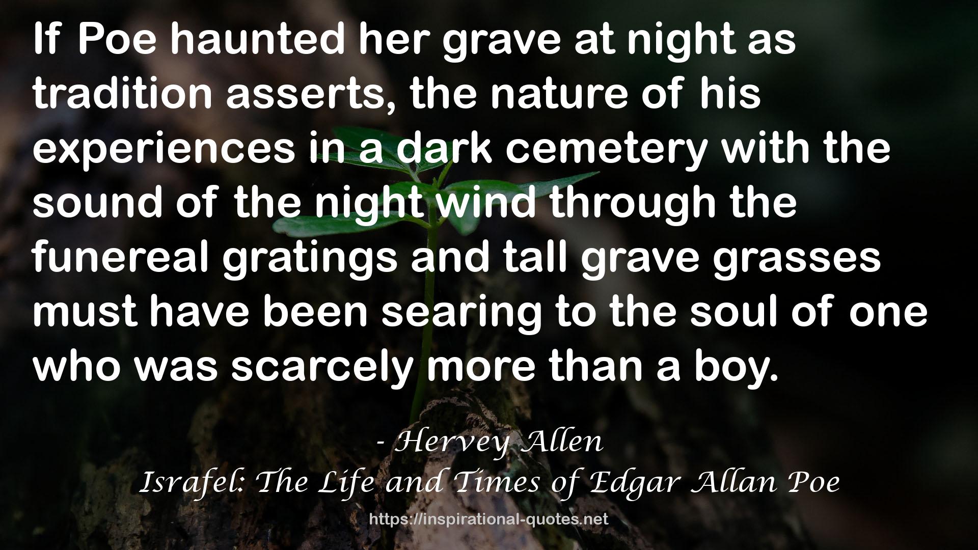 Israfel: The Life and Times of Edgar Allan Poe QUOTES