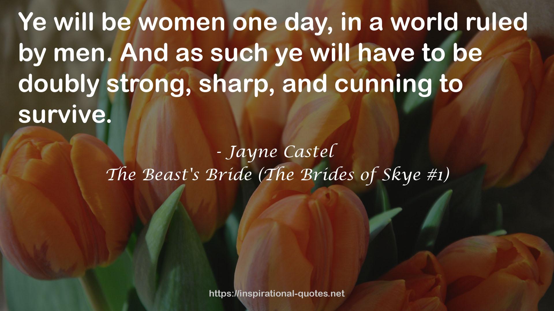 The Beast's Bride (The Brides of Skye #1) QUOTES