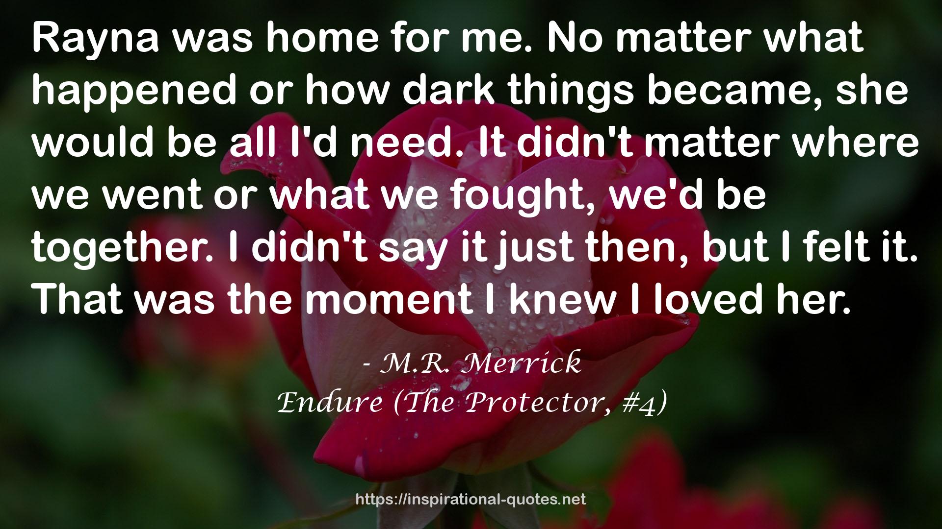 Endure (The Protector, #4) QUOTES