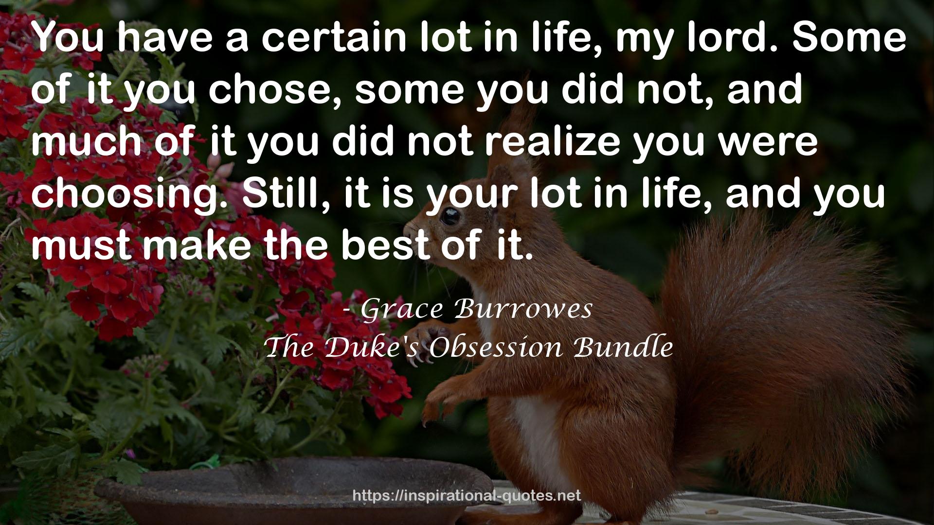 The Duke's Obsession Bundle QUOTES