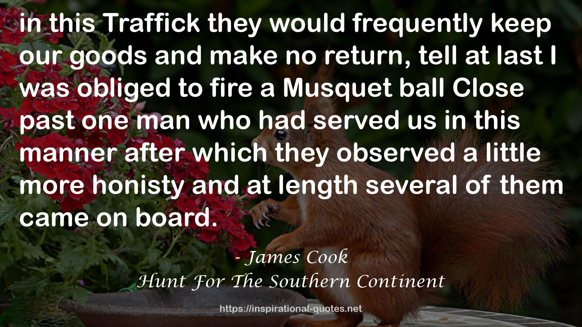 Hunt For The Southern Continent QUOTES