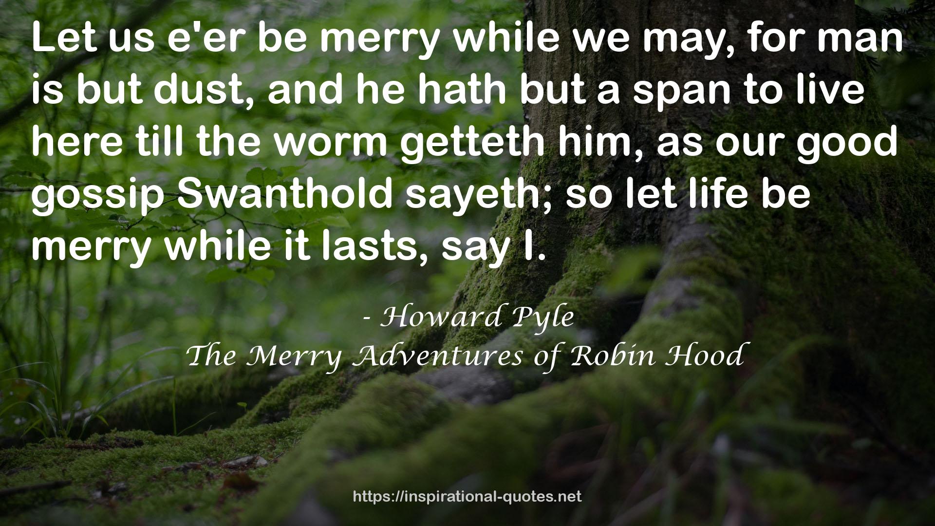 The Merry Adventures of Robin Hood QUOTES
