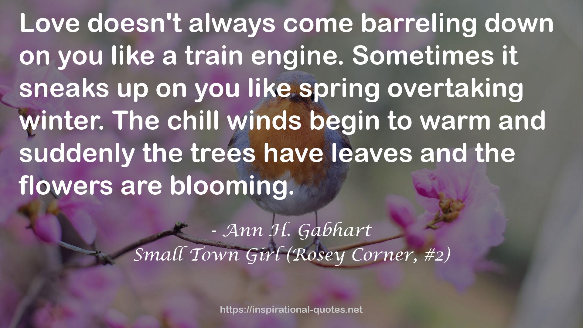 Small Town Girl (Rosey Corner, #2) QUOTES