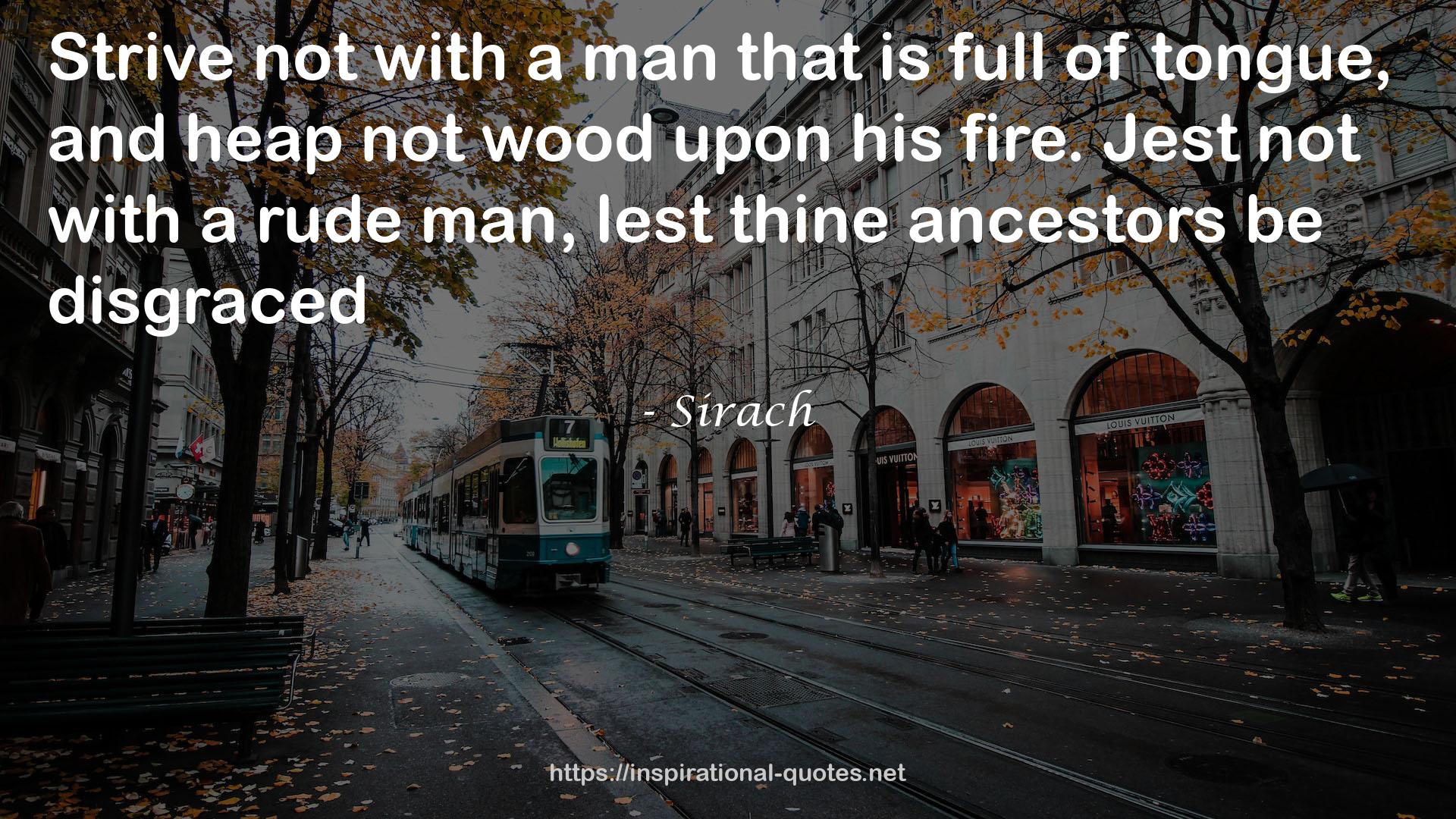 Sirach QUOTES
