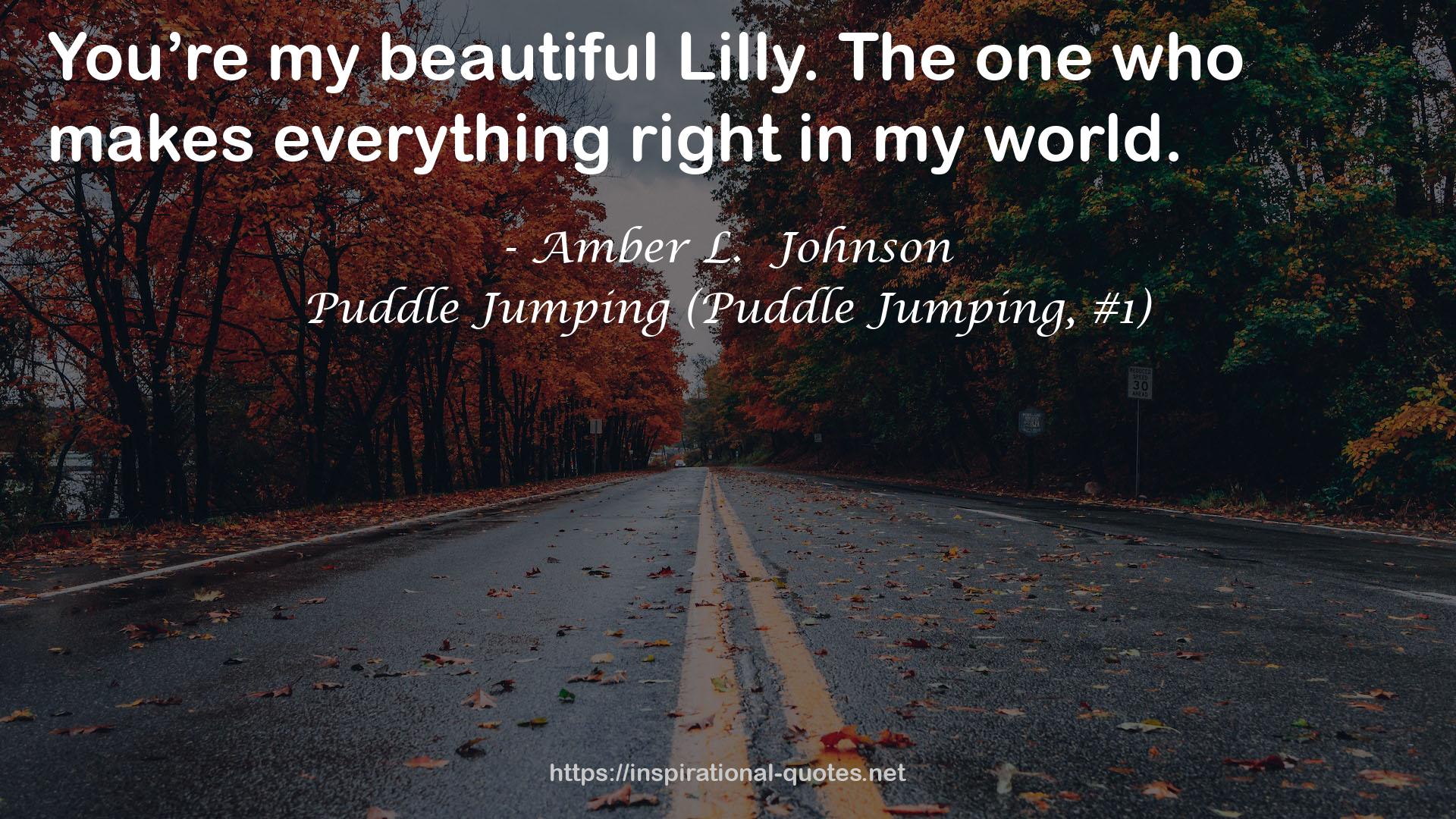 Puddle Jumping (Puddle Jumping, #1) QUOTES