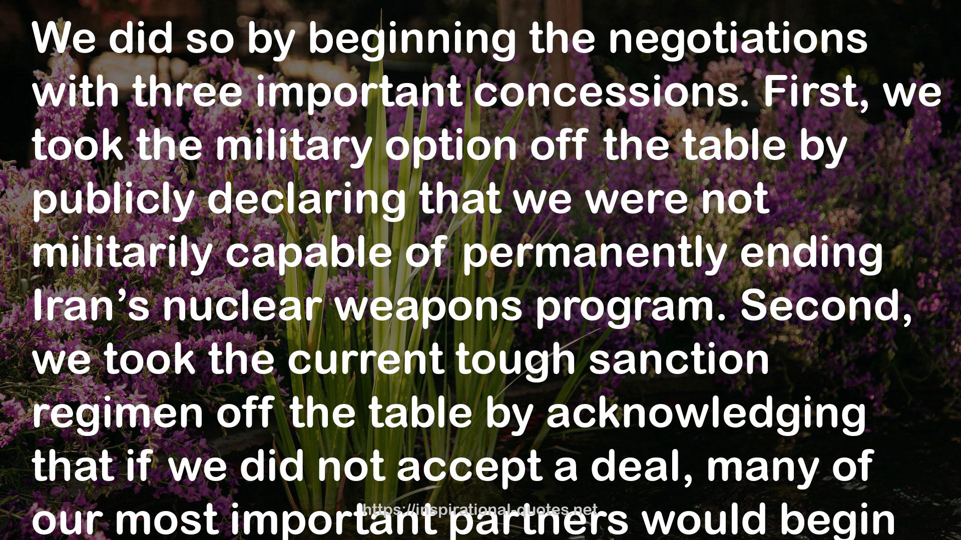 The Case Against the Iran Deal: How Can We Now Stop Iran from Getting Nukes? QUOTES
