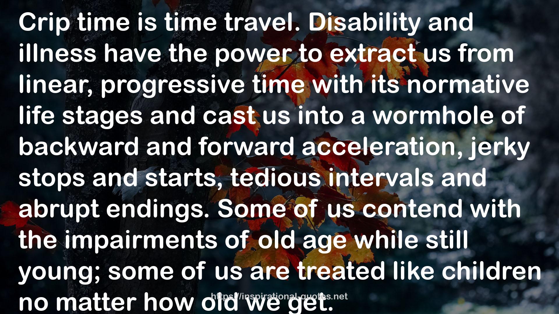 Disability Visibility: First-Person Stories from the Twenty-first Century QUOTES