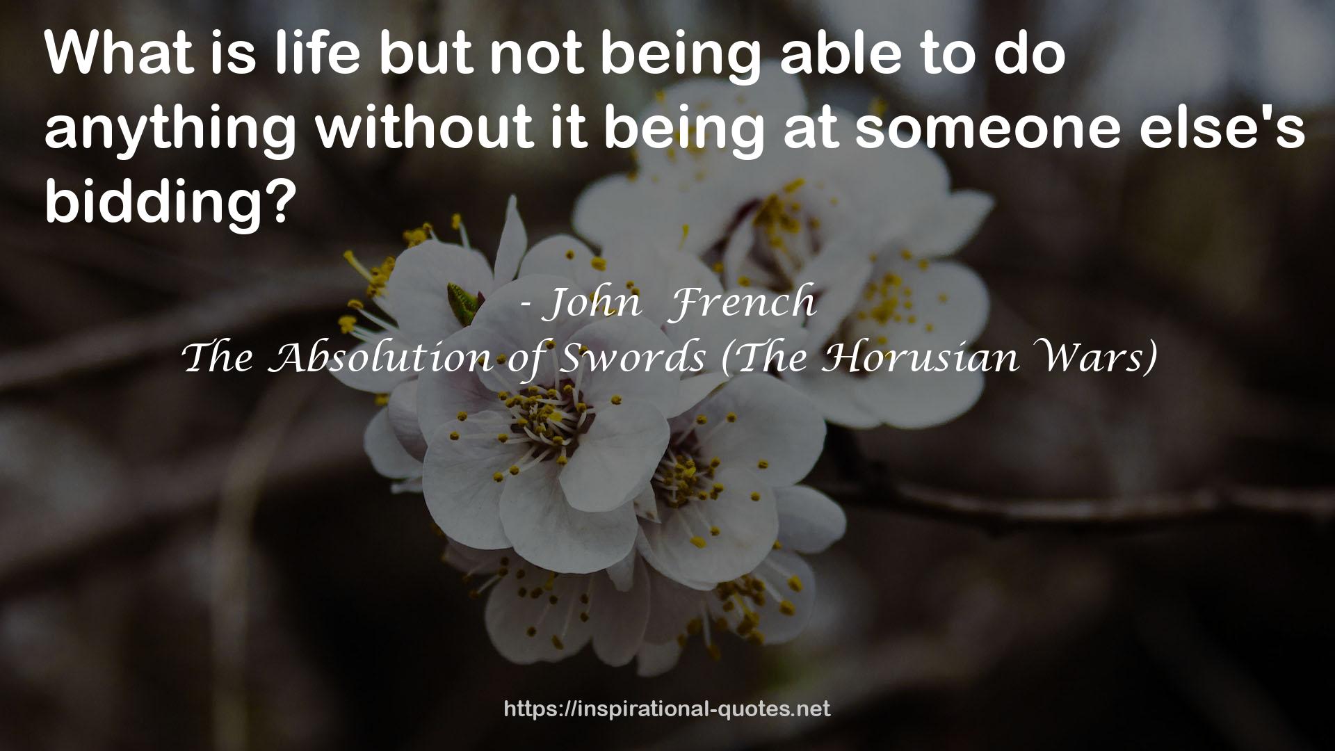 The Absolution of Swords (The Horusian Wars) QUOTES