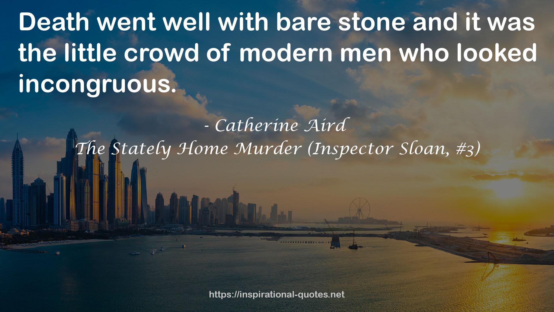 The Stately Home Murder (Inspector Sloan, #3) QUOTES