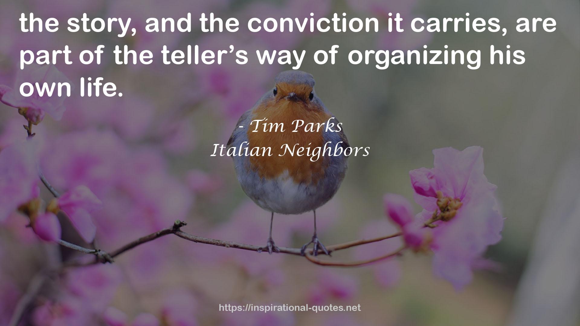 Tim Parks QUOTES