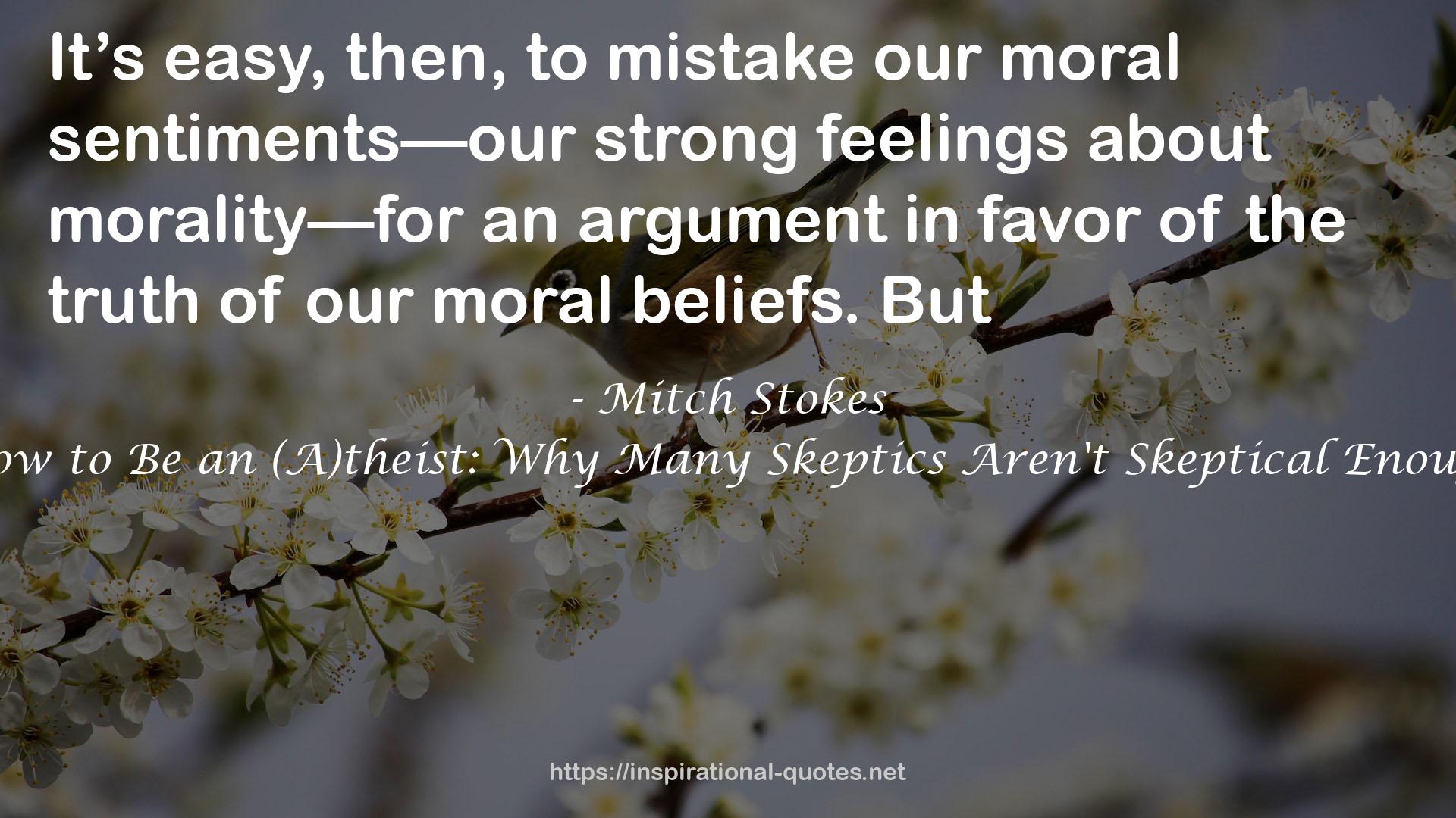 Mitch Stokes QUOTES