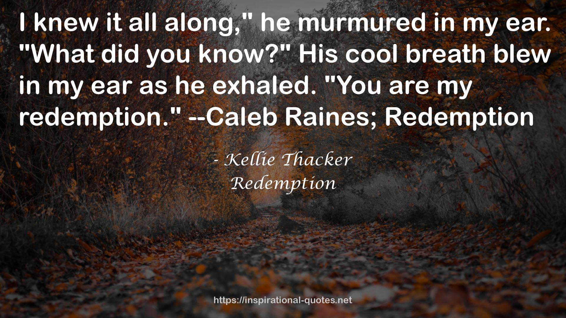 Redemption QUOTES