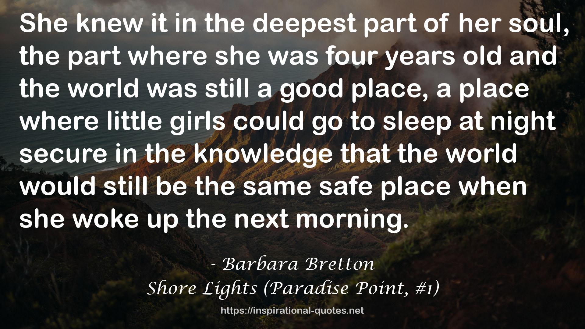 Shore Lights (Paradise Point, #1) QUOTES