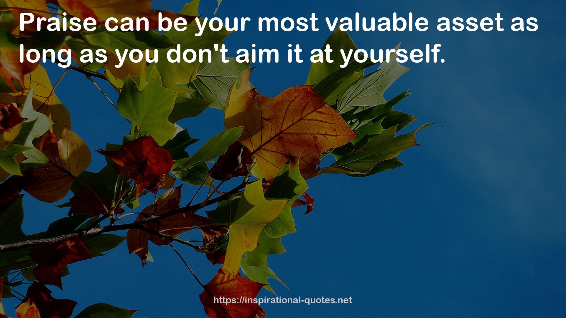 your most valuable asset  QUOTES