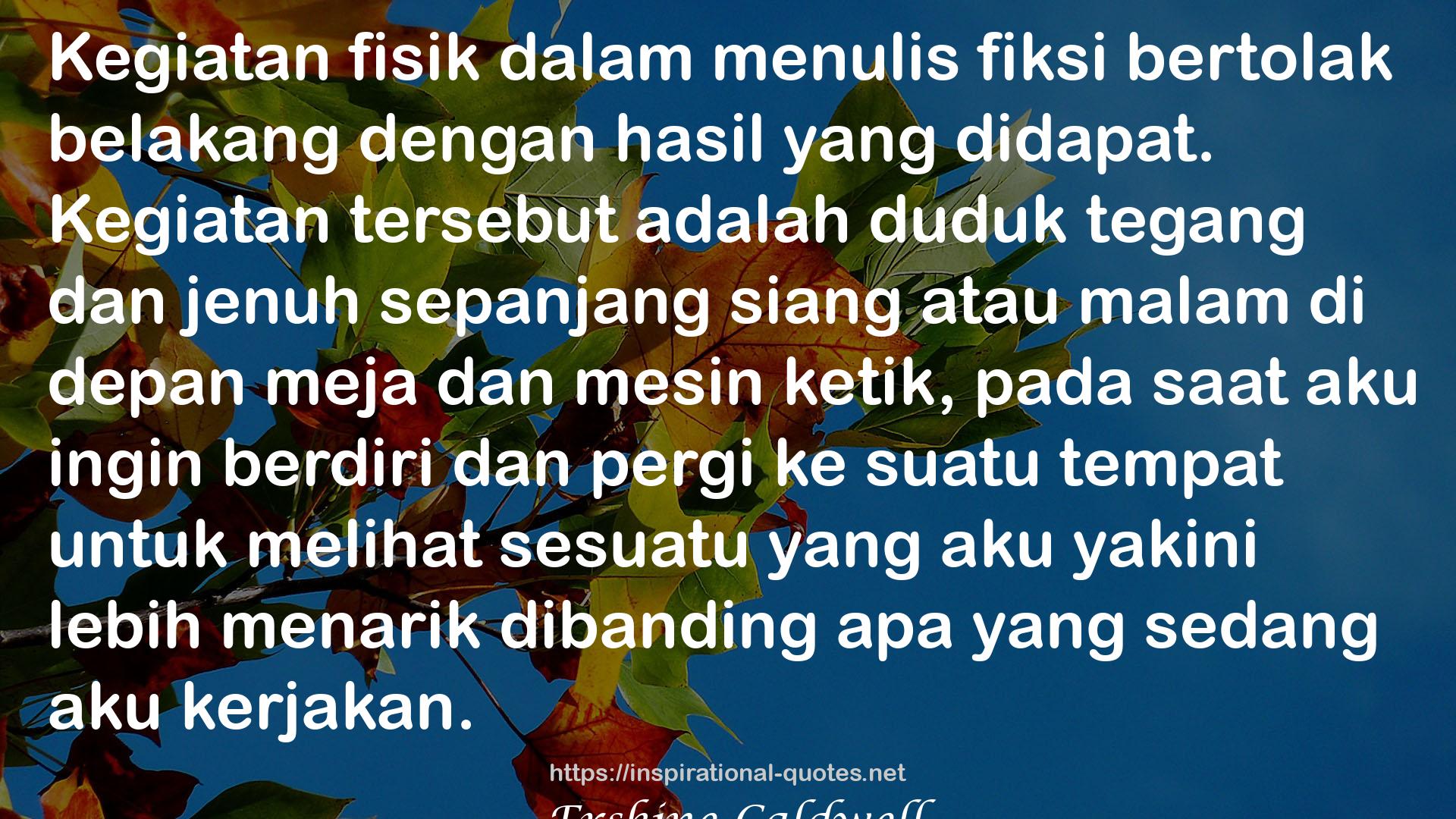 Perjalanan Sang Penulis QUOTES