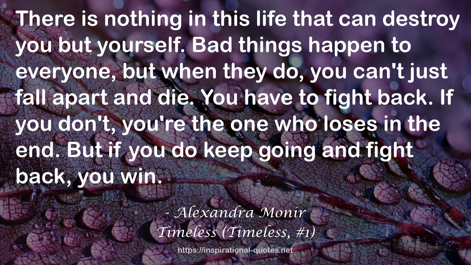 Alexandra Monir QUOTES