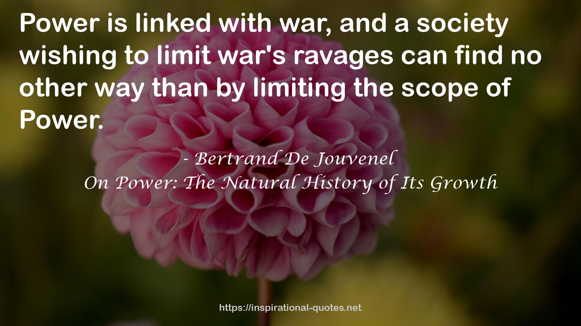 Bertrand De Jouvenel QUOTES