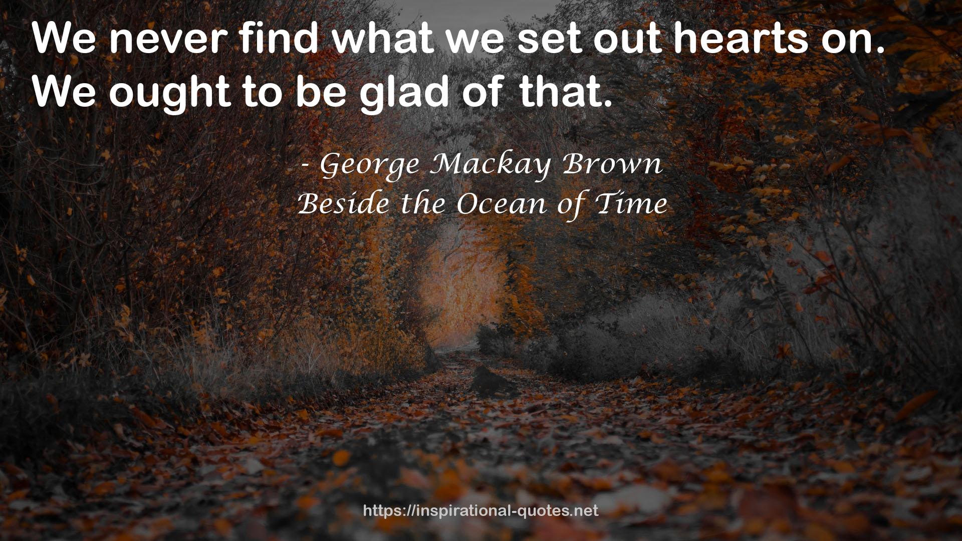 Beside the Ocean of Time QUOTES