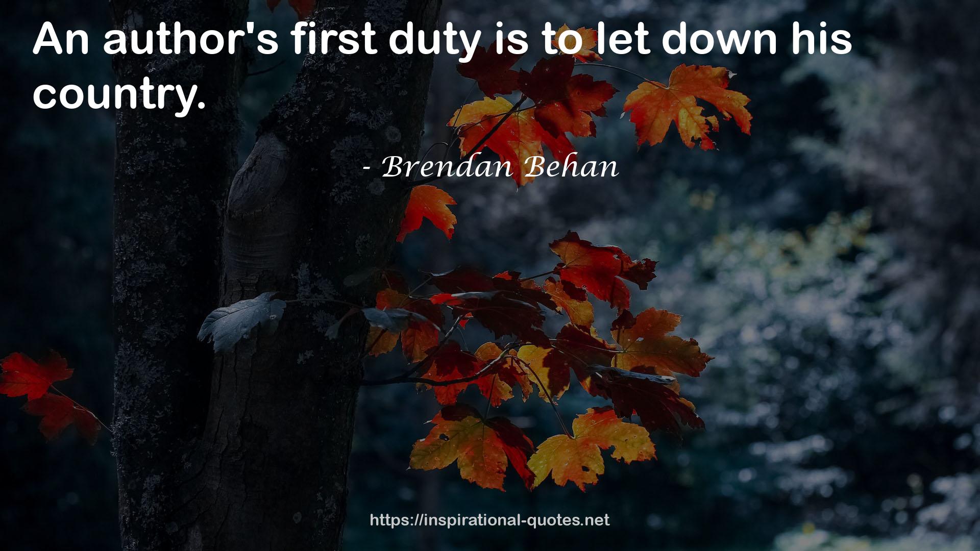 Brendan Behan QUOTES