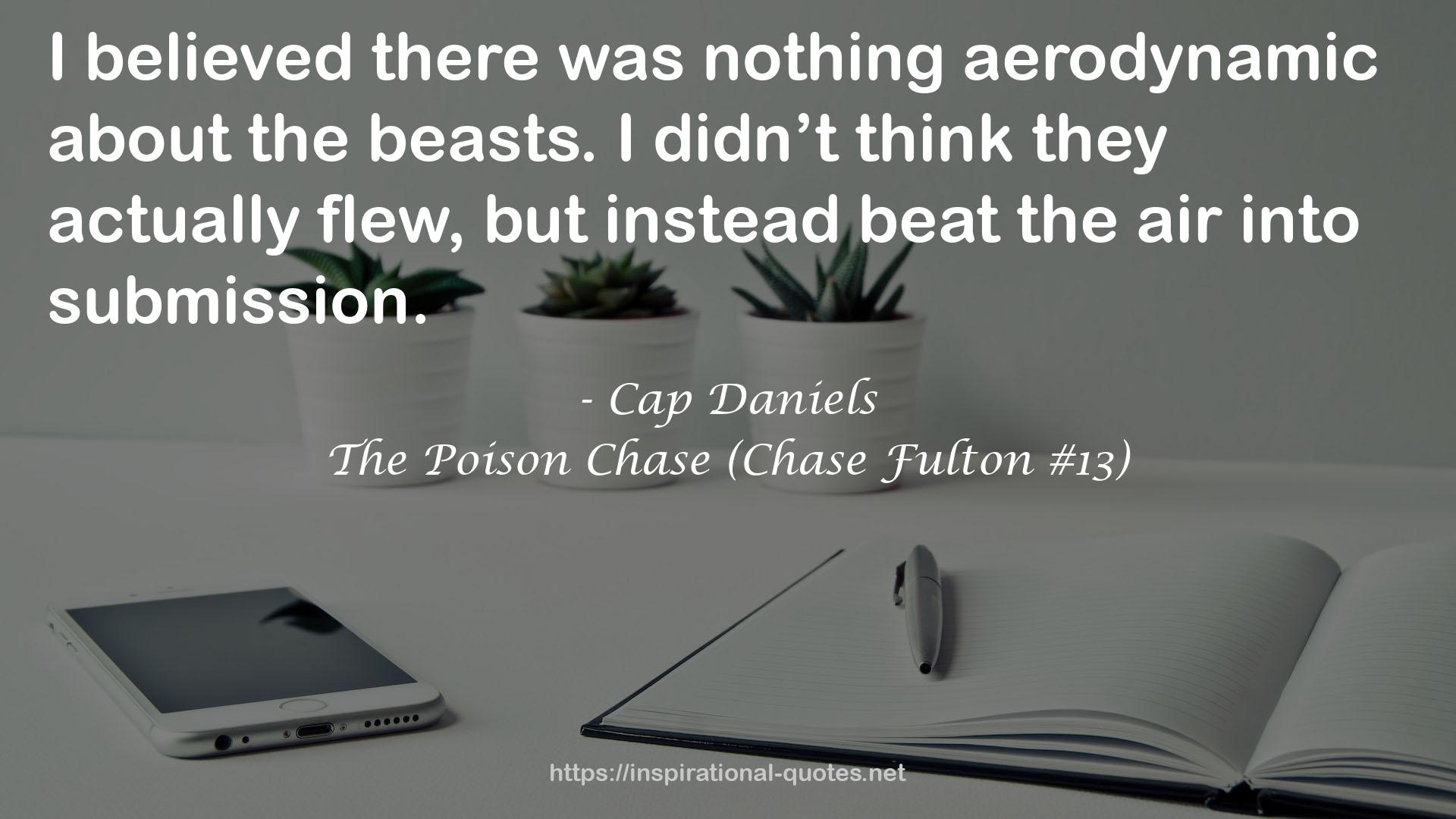 The Poison Chase (Chase Fulton #13) QUOTES