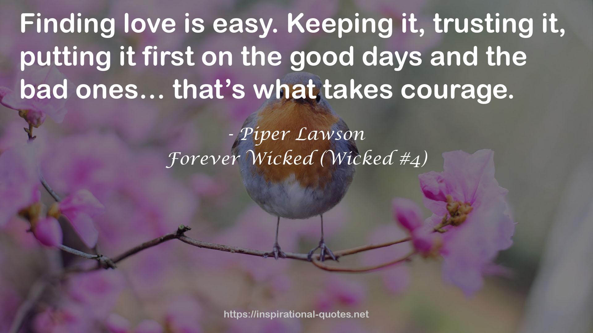 Forever Wicked (Wicked #4) QUOTES