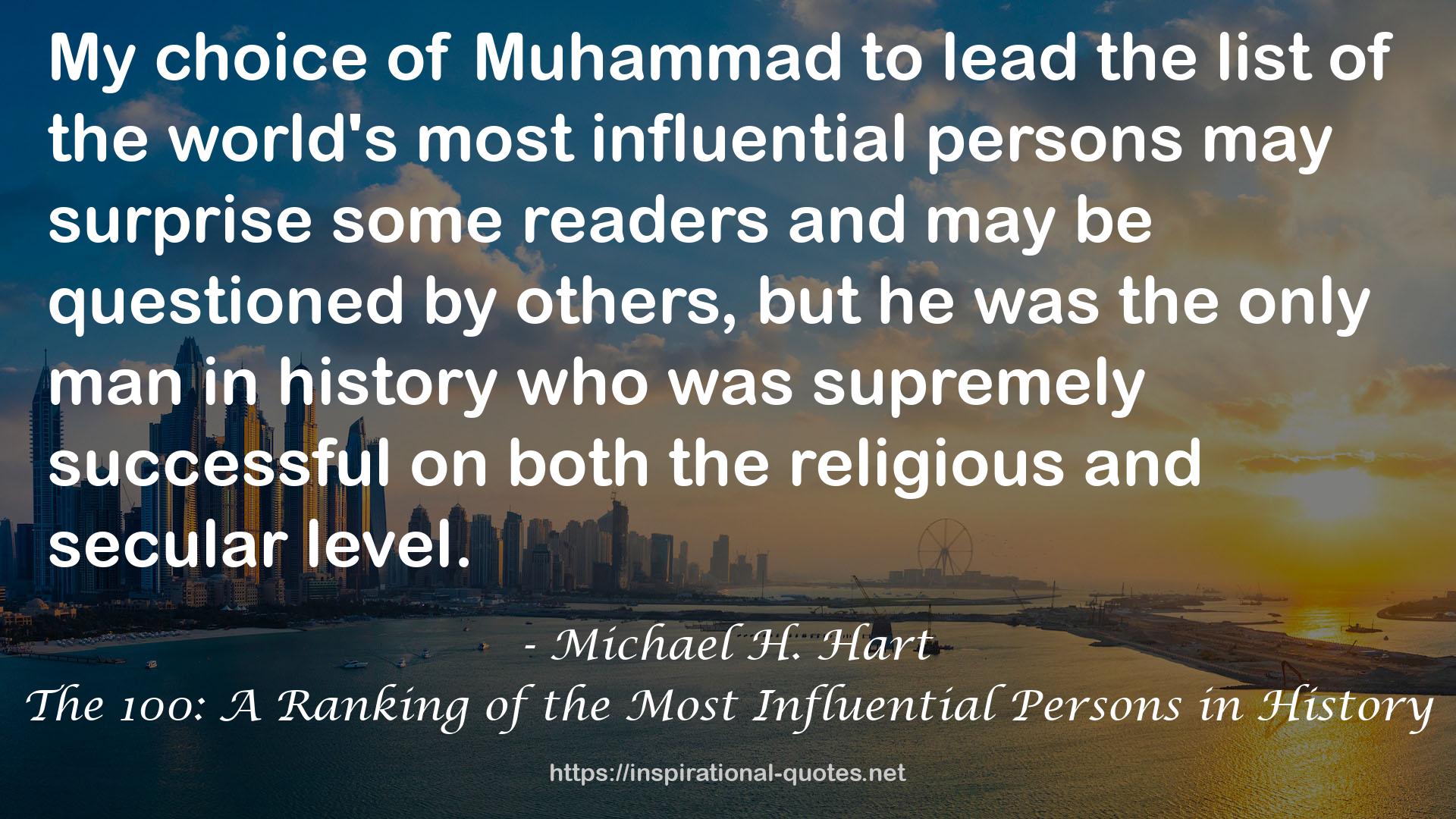 Michael H. Hart QUOTES