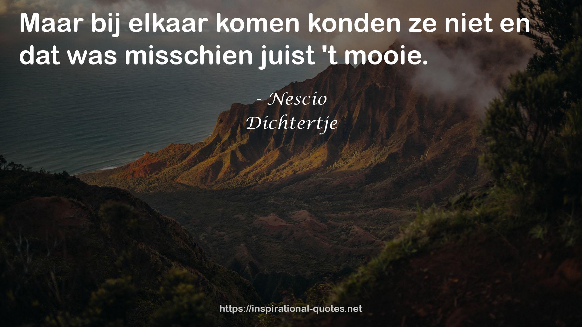 Dichtertje QUOTES