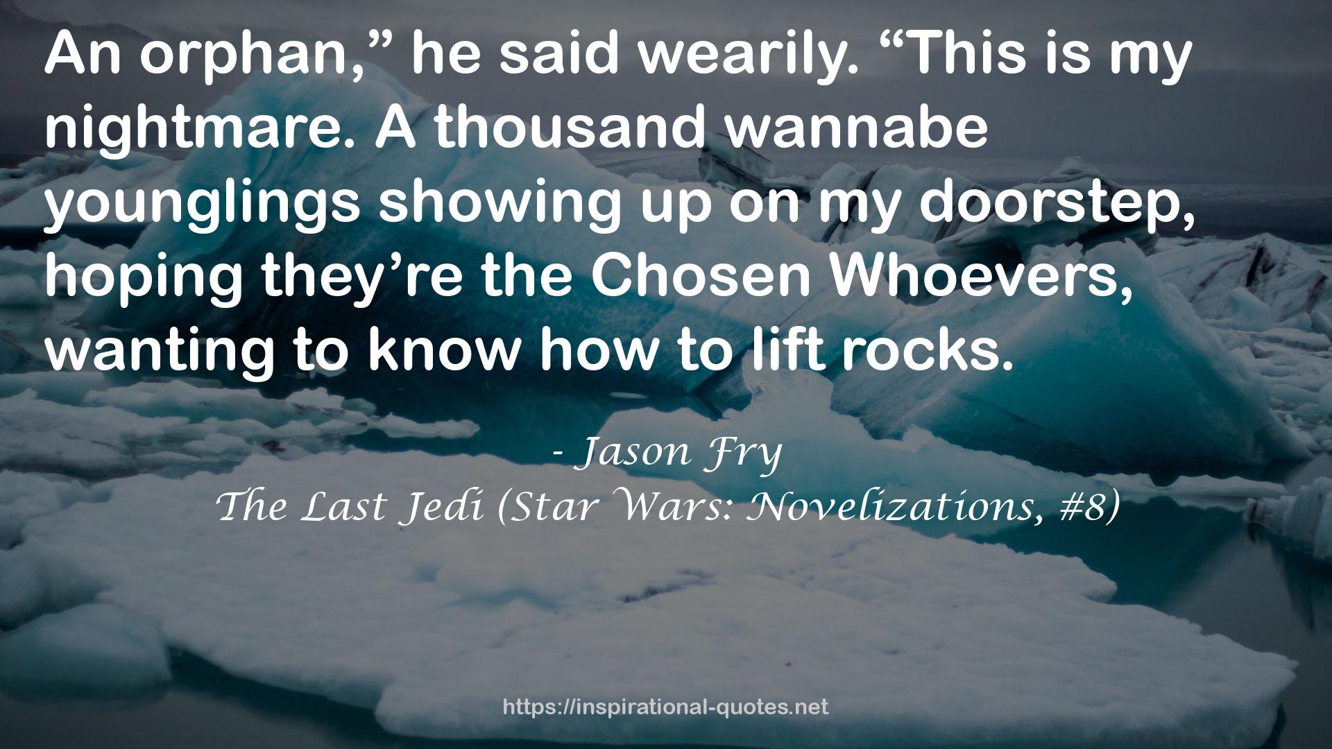 The Last Jedi (Star Wars: Novelizations, #8) QUOTES