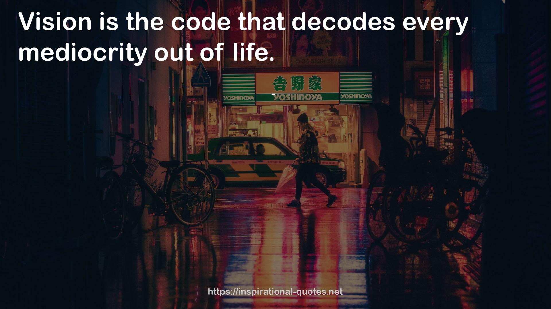 decodes  QUOTES