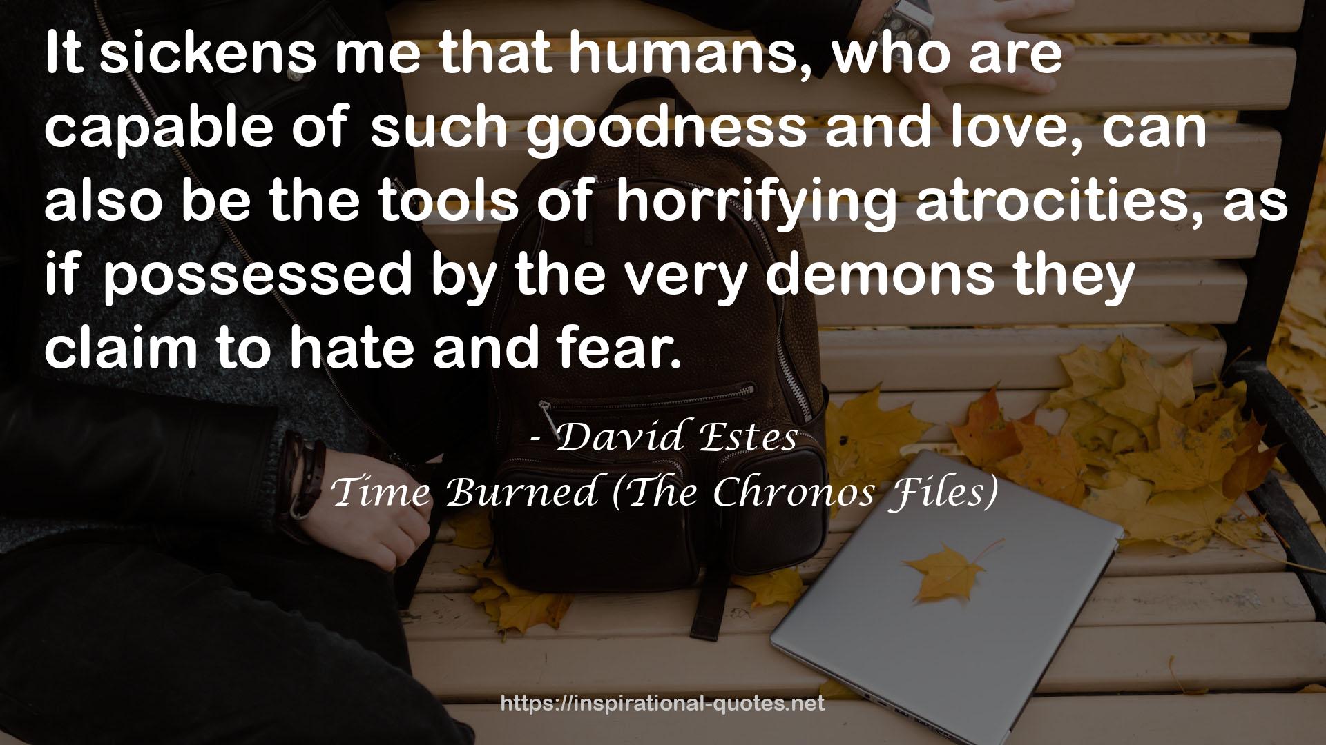Time Burned (The Chronos Files) QUOTES