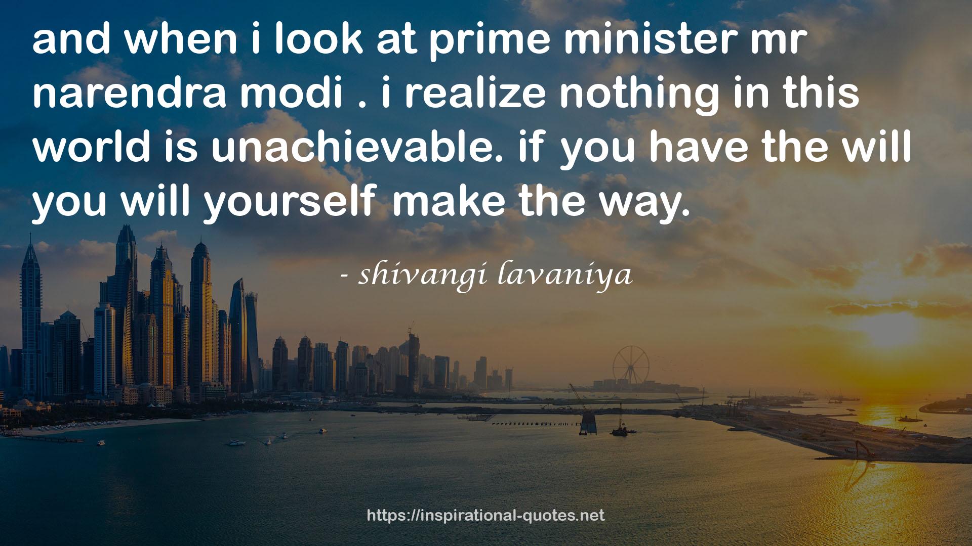 prime minister mrnarendra modi  QUOTES