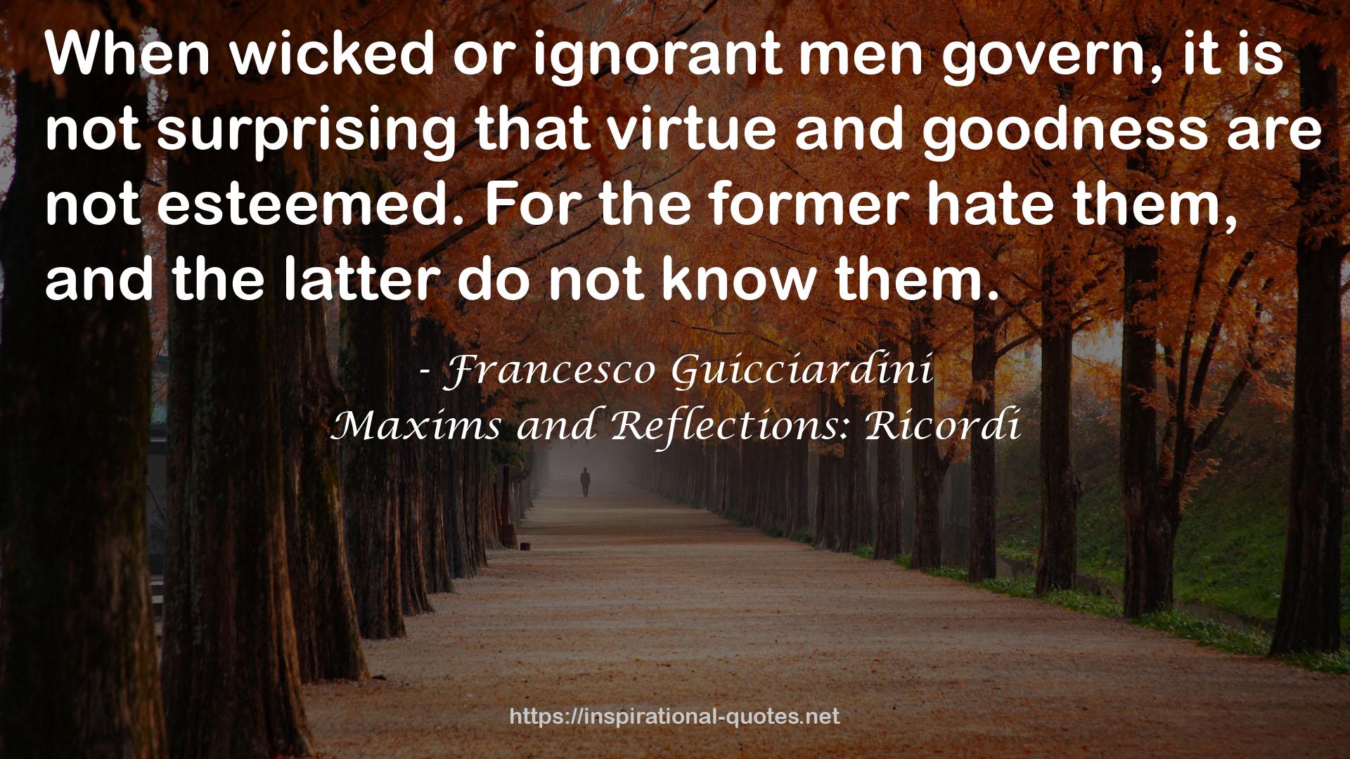 Maxims and Reflections: Ricordi QUOTES
