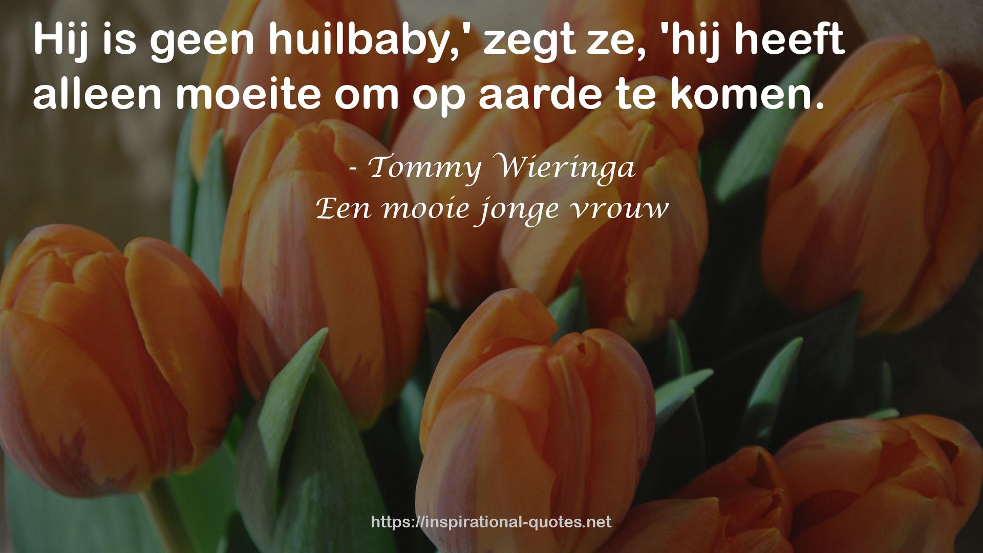 Een mooie jonge vrouw QUOTES