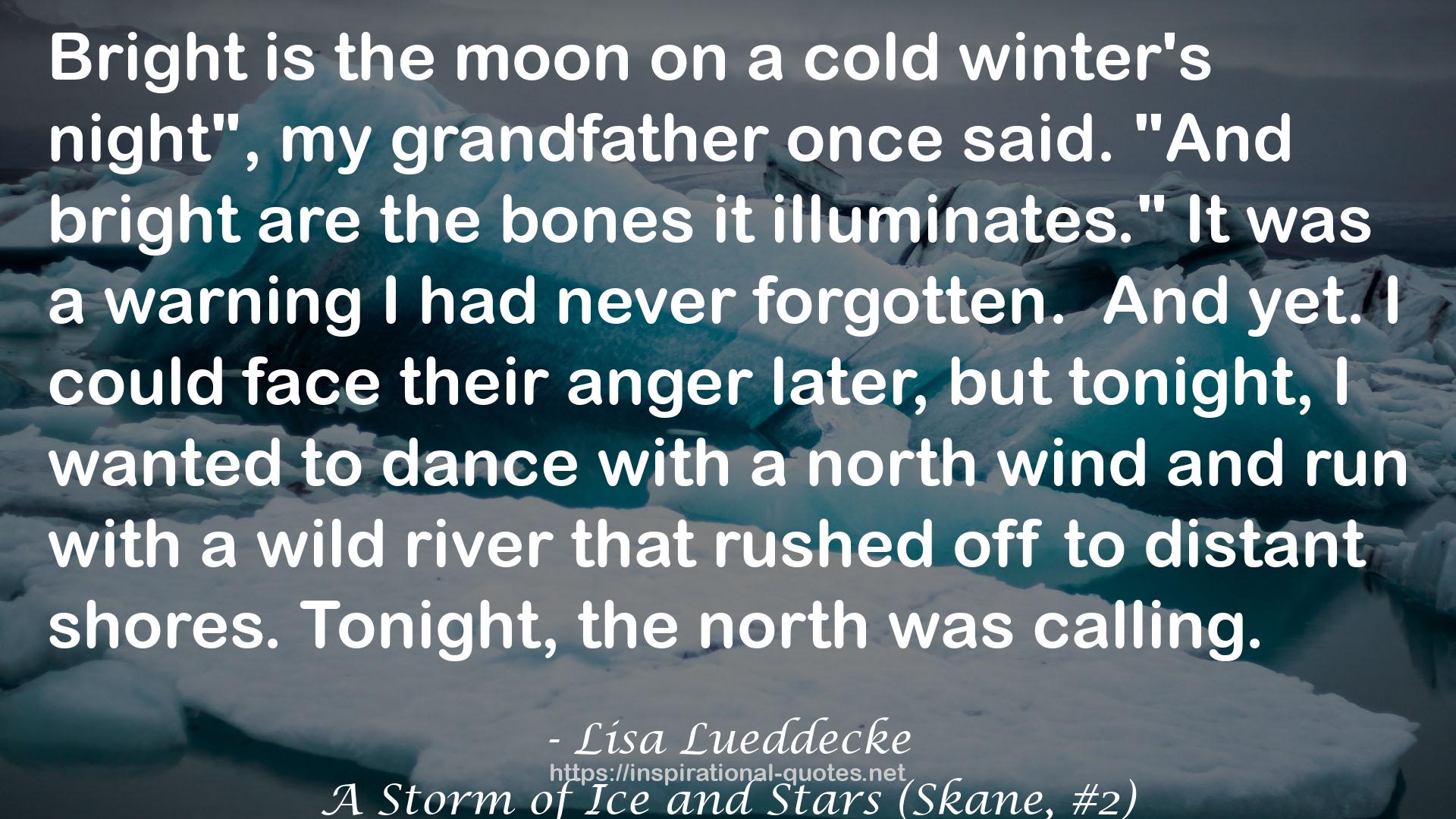 A Storm of Ice and Stars (Skane, #2) QUOTES