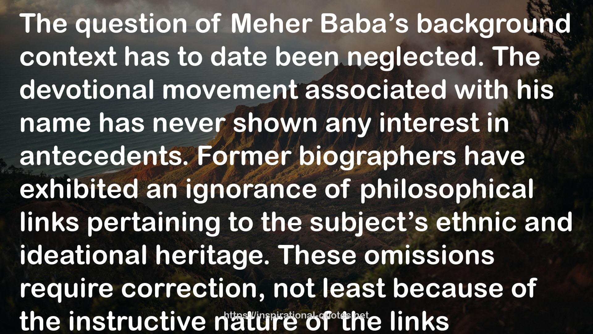 Meher Baba, an Iranian Liberal QUOTES