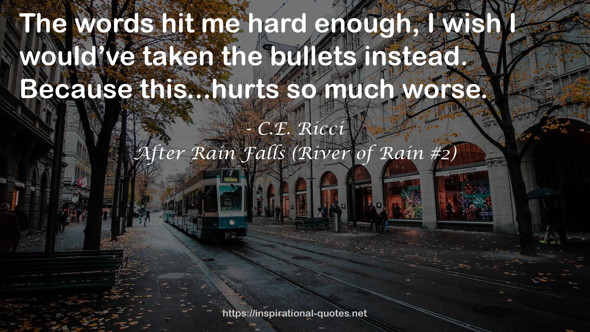 After Rain Falls (River of Rain #2) QUOTES