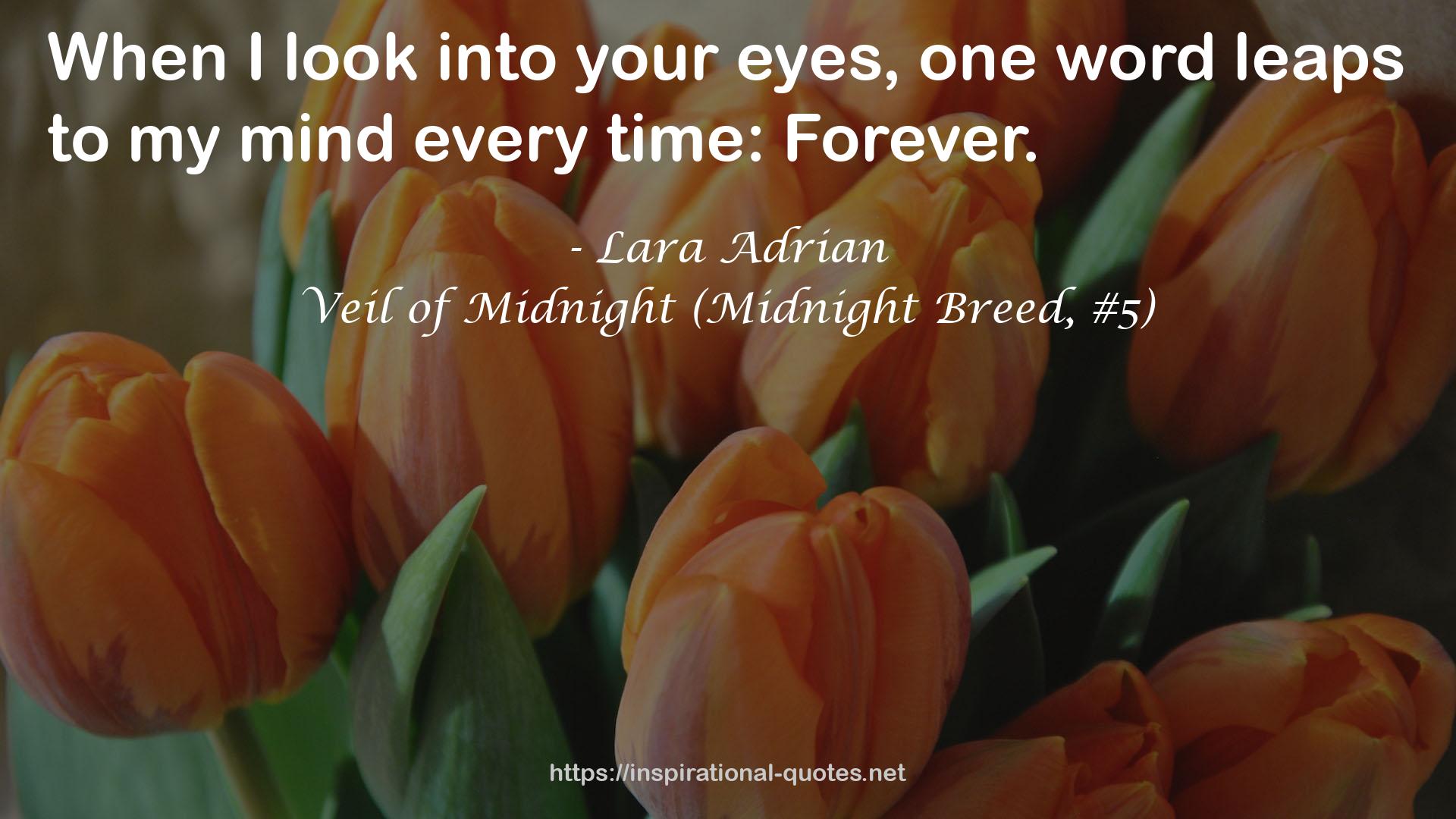 Veil of Midnight (Midnight Breed, #5) QUOTES