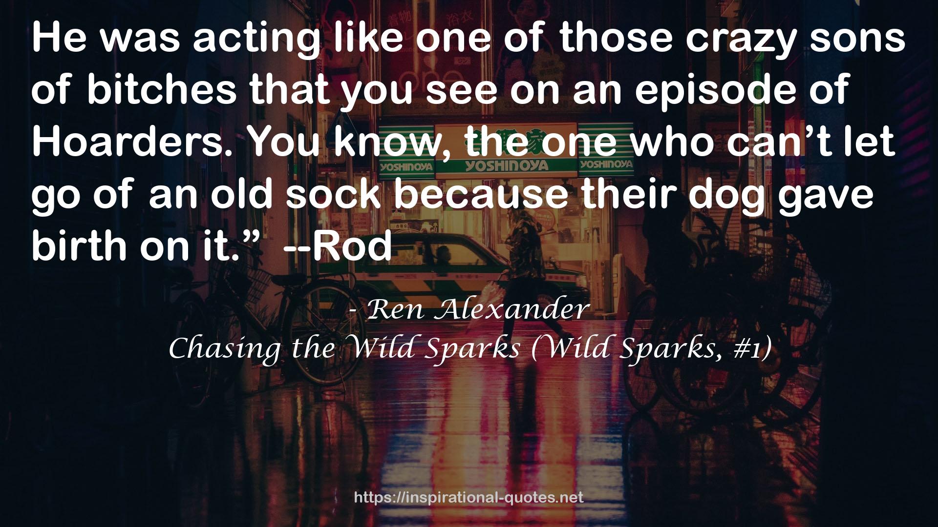 Chasing the Wild Sparks (Wild Sparks, #1) QUOTES