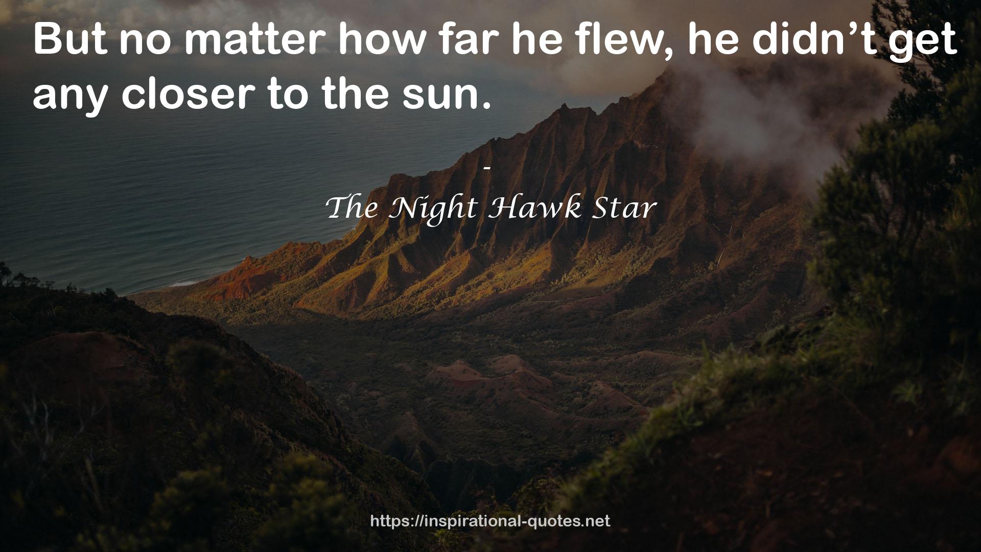 The Night Hawk Star QUOTES