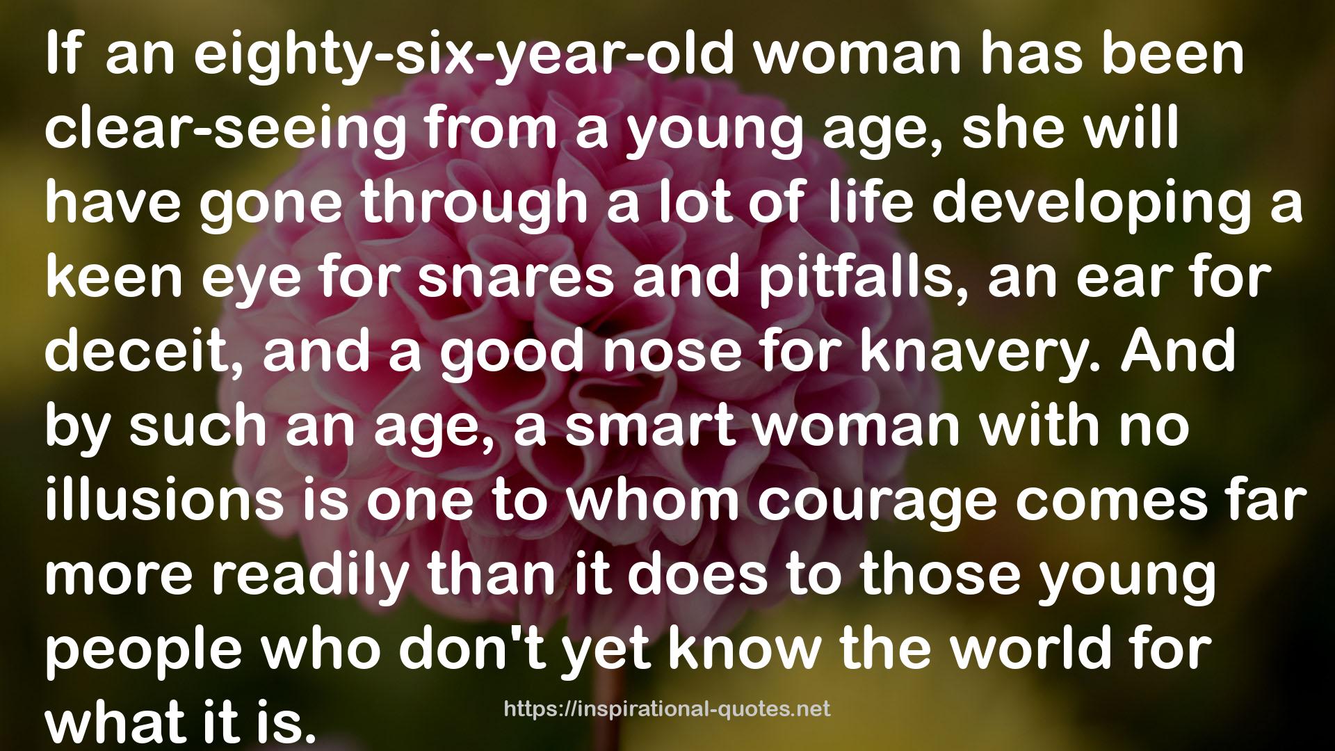 an eighty-six-year-old woman  QUOTES