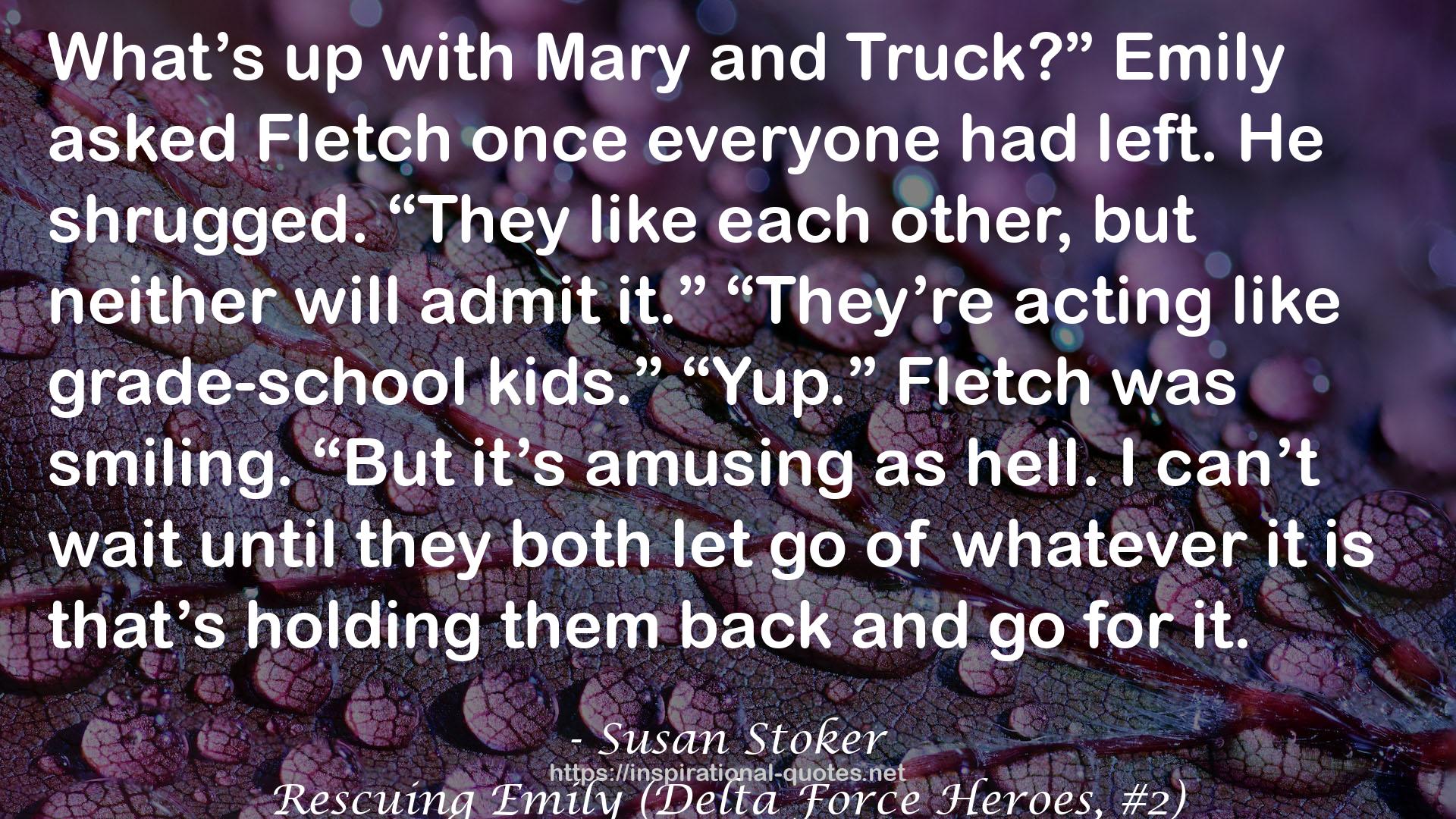 Rescuing Emily (Delta Force Heroes, #2) QUOTES