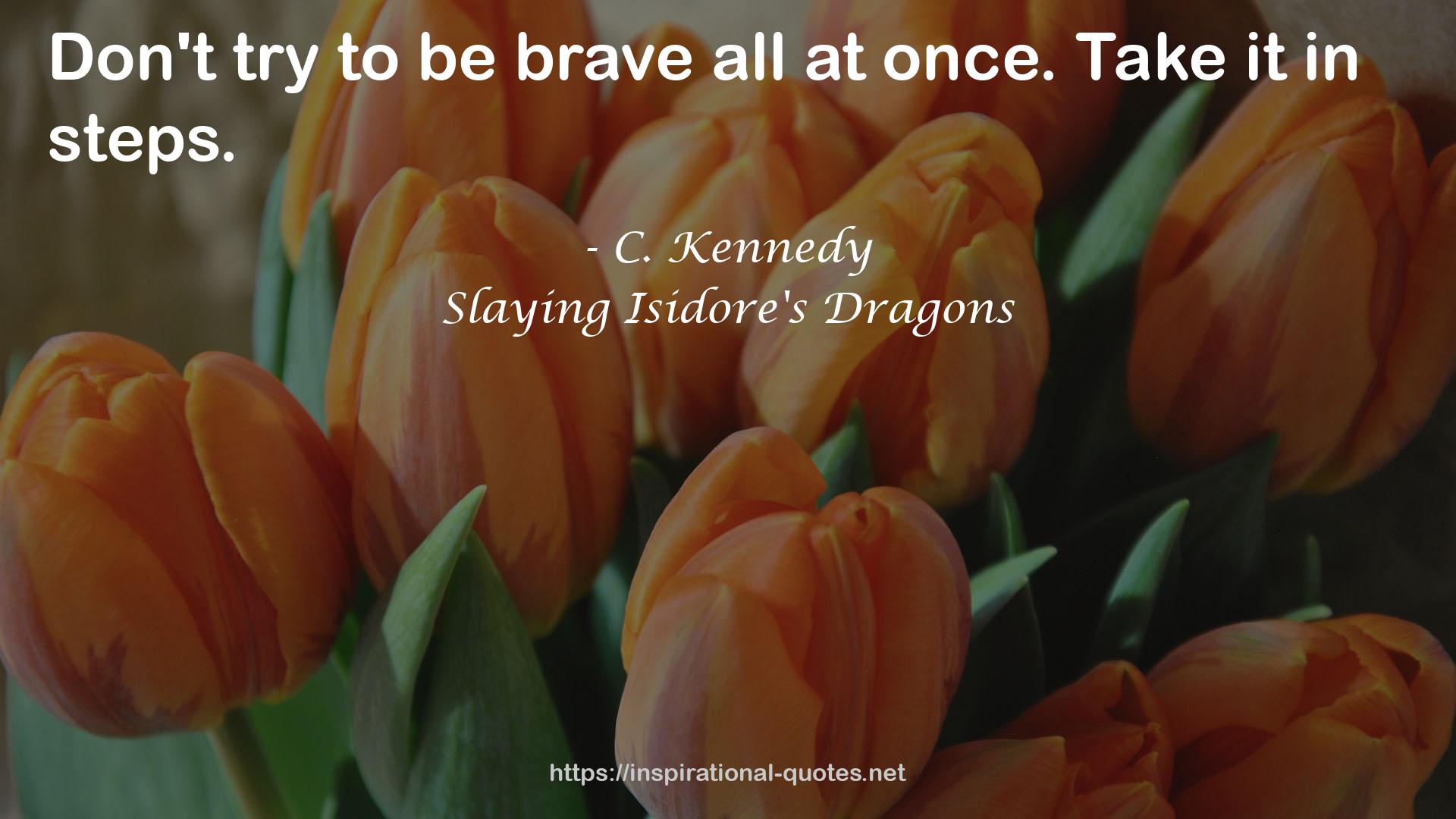 Slaying Isidore's Dragons QUOTES