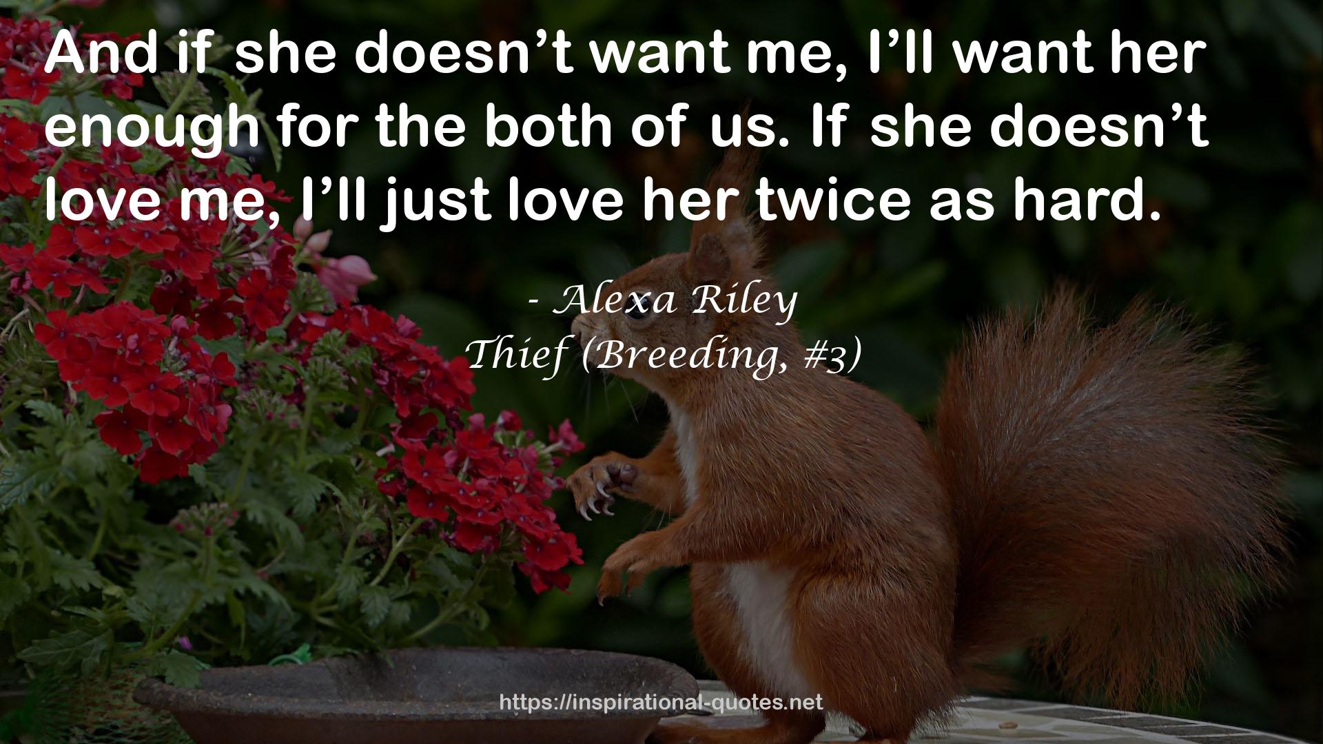 Thief (Breeding, #3) QUOTES