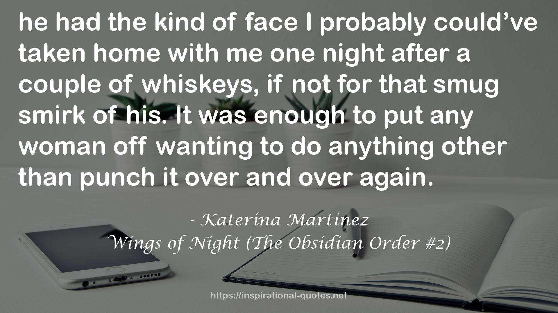 Wings of Night (The Obsidian Order #2) QUOTES