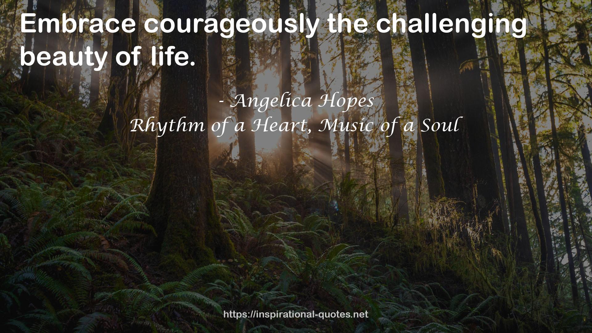the challenging beauty  QUOTES