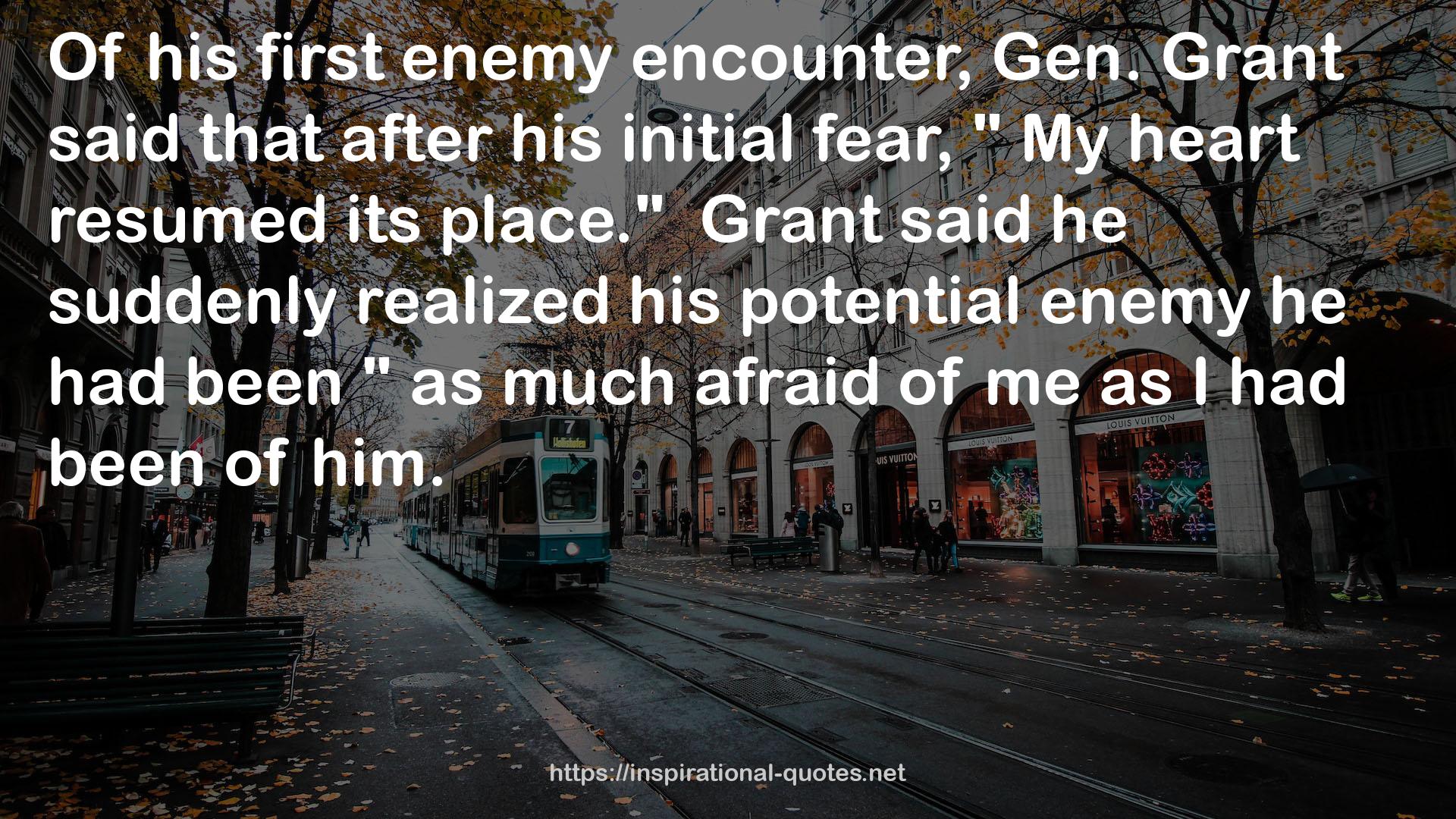 his potential enemy  QUOTES